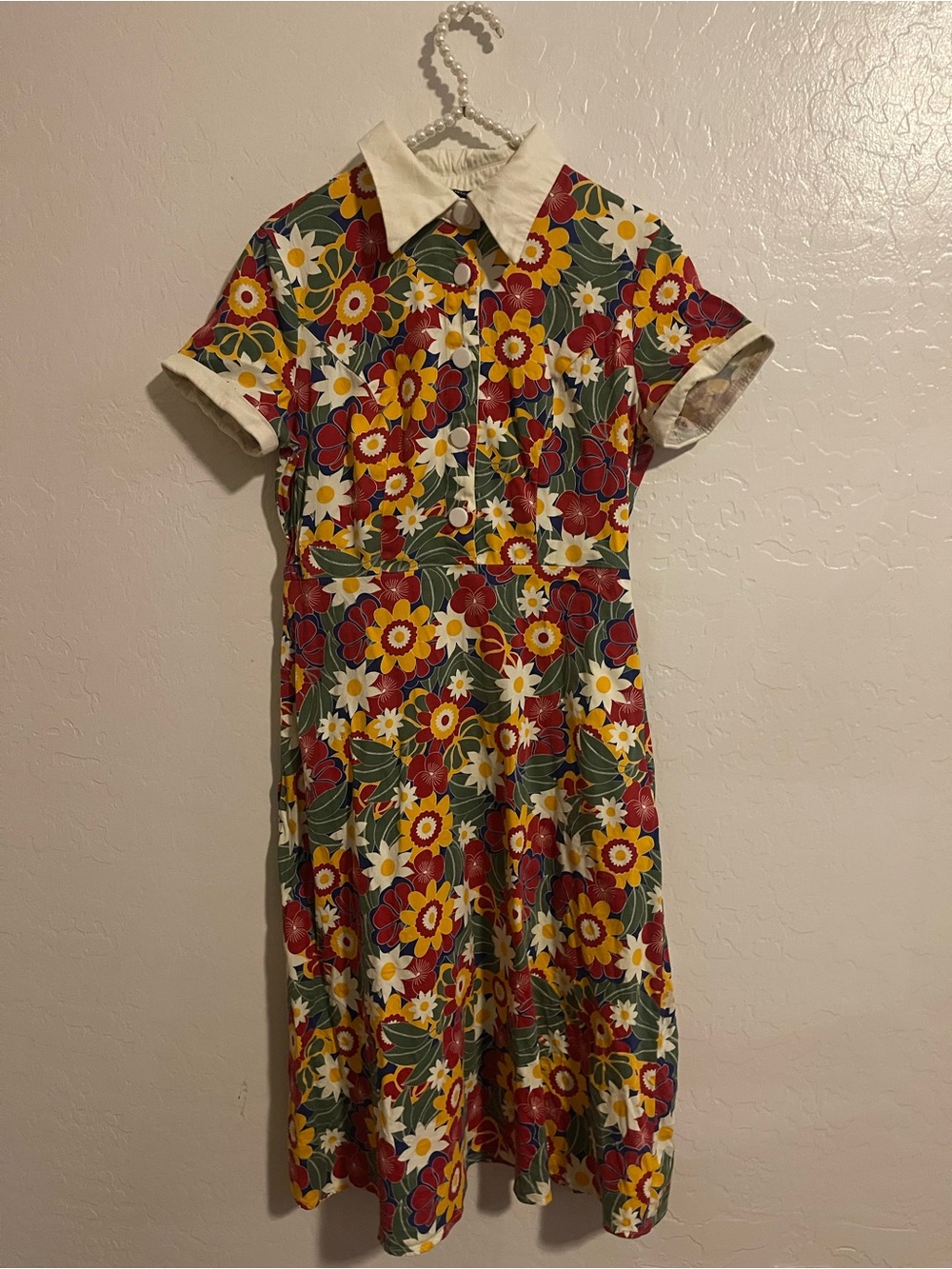 Modcloth Bright and Beautiful Tropical Romancer A-Line Midi Dress Sz 10
